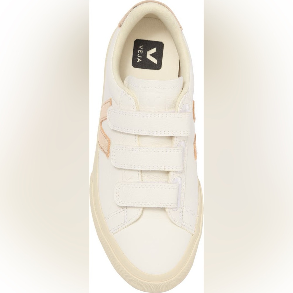 Veja Recife Leather White Platine Sneaker Size 9US/40EUR - Picture 6 of 14